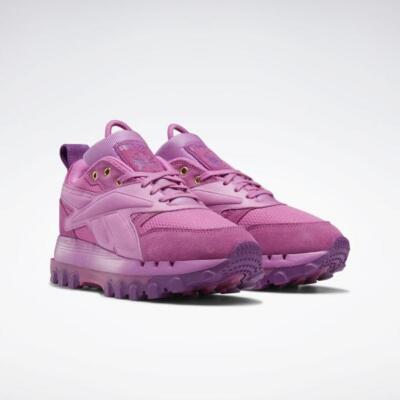 REEBOK X CARDI B WOMEN'S CLASSIC LEATHER ATHLETIC SNEAKER ULTRABERRY GW8875