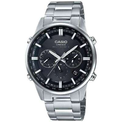 Pre-owned Casio Lineage Liw-m700d-1ajf Multiband 6 Solar Radio Men's Watch With Box