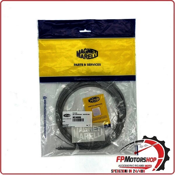 GUAINA PER CAVO FRENO CAMBIO FRIZIONE MOTO SCOOTER 5mm NERO 10MT UNIVERSALE