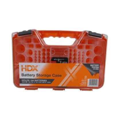 Compact Household Battery Organizer Case - Storage Solution for Batteries