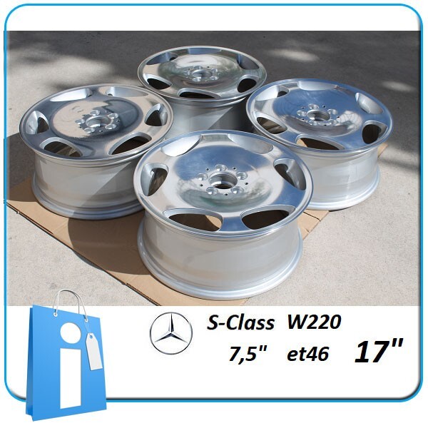 Genuine Wheels Mercedes Segin Forged W220 CL W215 7.5x17 ET46
