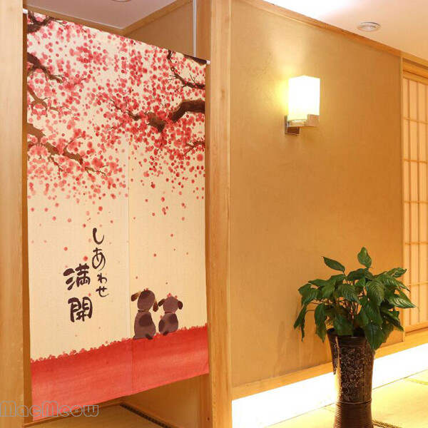 Japanese Noren Door Curtains Home Doorway Tapestry Kitchen Office