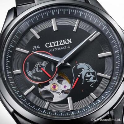 Pre-owned Citizen Collection Np1015-66e Darth Vader Limited Edition Men Automatic Watch