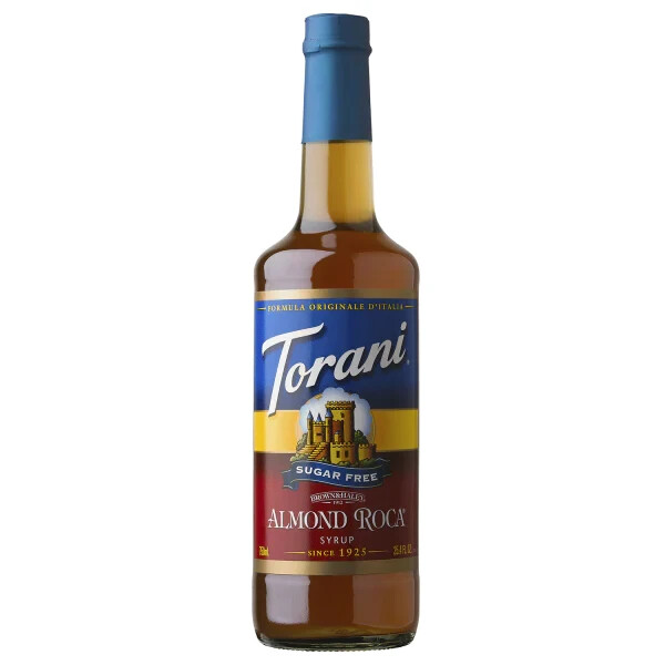 Torani Sugar Free Almond Roca Syrup (750 mL), G-Almond Roca-SF