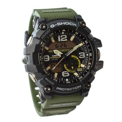Pre-owned G-shock Casio  Gg-1000-1a3jf Master Of Land Mudmaster Men's Watch Green Digital