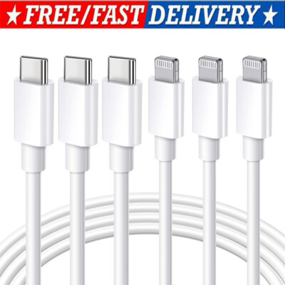 Fast Charger USB C Type-C Cord Charging Cable For iPhone 14 13 12 11 Pro Max XR