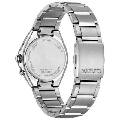 Pre-owned Citizen Cb1120-50c Attesa Eco-drive Radio Clock Japan Import