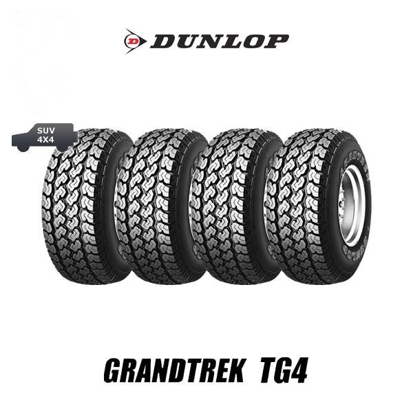 Dunlop Grandtrek TG4 145R13 6PR (145/80R13) 4 piece set Snow