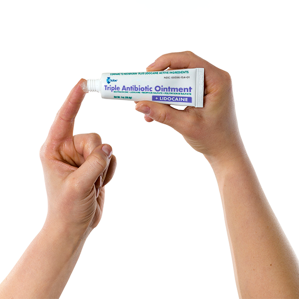 Globe First Aid Antibiotic Ointment + Lidocaine 1 Oz -  2 Pack