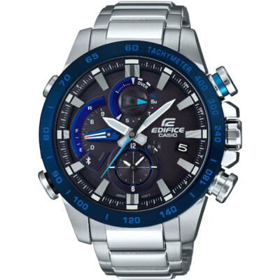 Pre-owned Casio International Warranty Eqb-800db-1ajf Edifice Chronograph Men's Watch