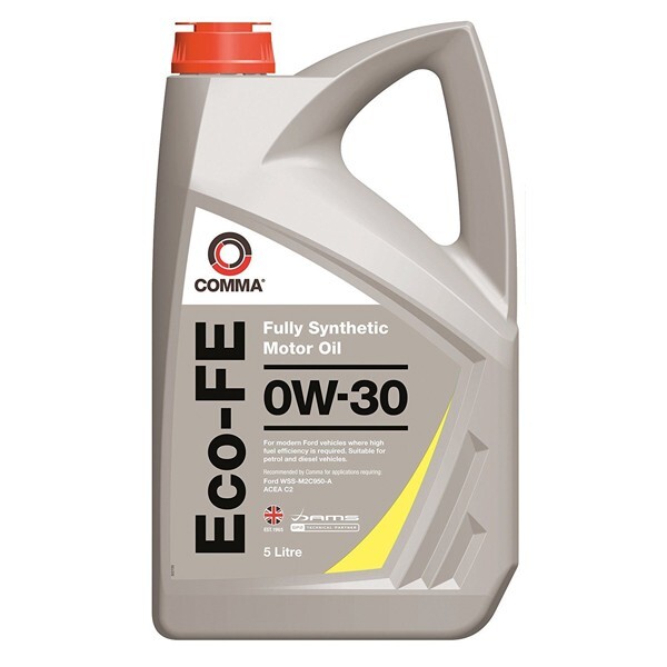 Eco-FE Plus COMMA 0w30 Fully Synthetic Car Engine Oil - 5L JAGUAR LAND ROVER