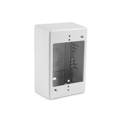 Hellermann Tyton TSRW-JB2 Single Gang Junction Box, 2'' Deep, PVC, White