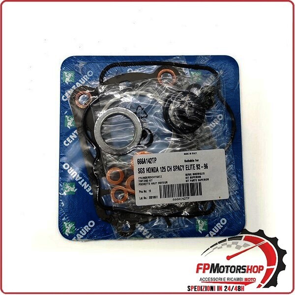 KIT GUARNIZIONE SMERIGLIO PER HONDA CH 125 SPACY 92>96 CENTAURO 666A142TP