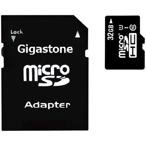 Камера Gigastone GS-2 с разрешением 1600X32 ГБ плюс карта памяти microSD UHS-I U1 A1 класса 10 объемом 32 ГБ