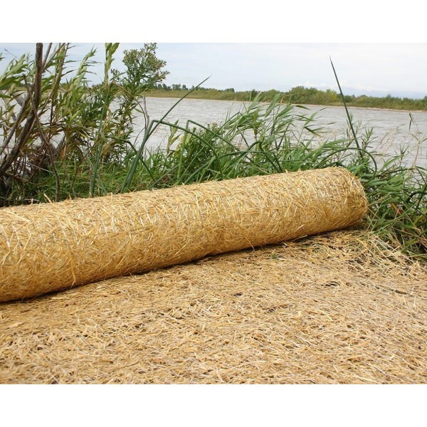 Vapor Barrier Supply - 100% Biodegradable Straw/Coconut Erosion Control Blanket