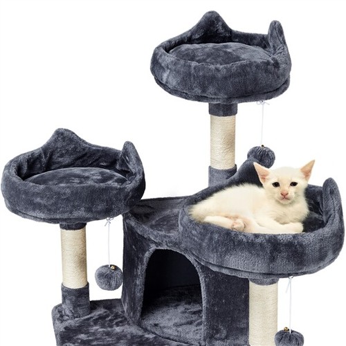 68.5inch Multi-Level Cat Tree Large Cat Tower with Sisal-Covered Scratching Post