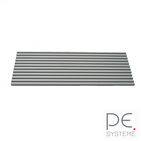 CD Ständer CD-Halter CD-Flip aus Hochwertigem Aluminiumprofil Silber für 33 CDs