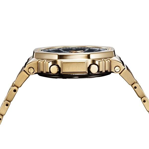 Pre-owned Casio G-shock Full Metal 2100 Series Gm-b2100gd-9ajf Cassioak Men's Watch Gold