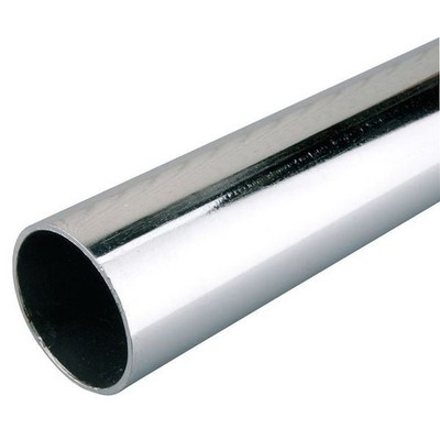 Closet Rod Pole 96 Inch Heavy Duty Steel Chrome Closet Hanging Rod 1.31 Inch