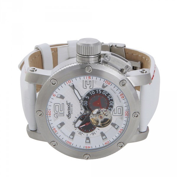 Pre-owned Ingersoll Rand Ingersoll 1892 // In6906wh Bison No.26 White Dial Stainless Men's Watch