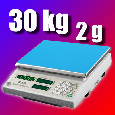 G&G TJ-A 30kg/2g Präzisionswaage Zählwaage Digital-waage