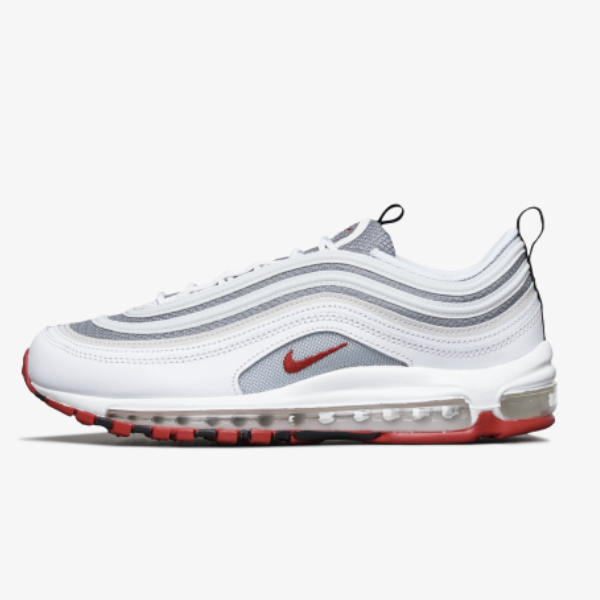 

Кроссовки Nike Air Max 97 «White Varsity Red» DM0027-100 Expeditedship, Белый, Nike Air Max 97