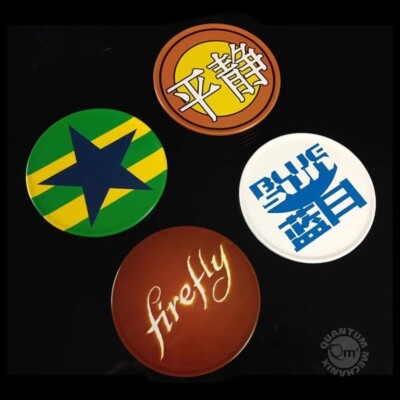 QMX Firefly Serenity Collectible Coaster Set of 4 with Storage Tin NEW SEALED