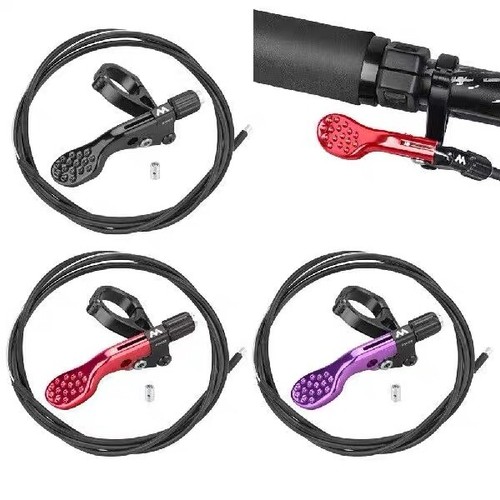  Bicycle Seatpost Remote Lever Aluminum Dropper Seat Post Sealed Bearing MTB DH 