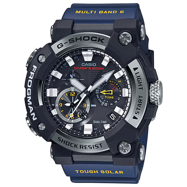 Pre-owned G-shock Casio  Frogman Gwf-a1000-1a2jf Master Of Solar Men's Watch In Box