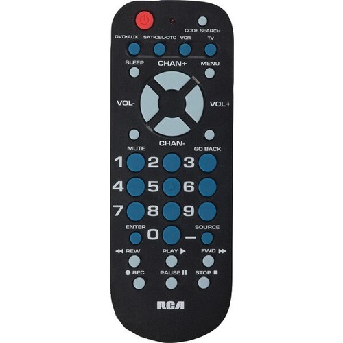 RCA 4 DEV PALM-SIZED REMOTE RCR504BE Cable Projectors Accessories Controls