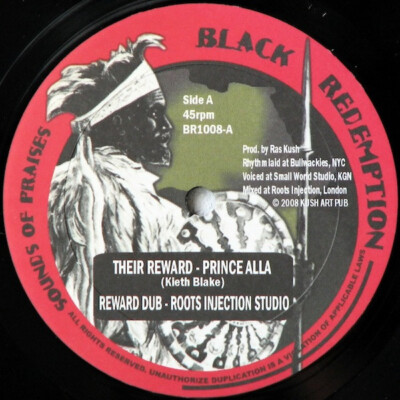 Prince Alla / Fred Locks - Their Reward / Walls (10'') (Very Good Plus (VG+)) - 3