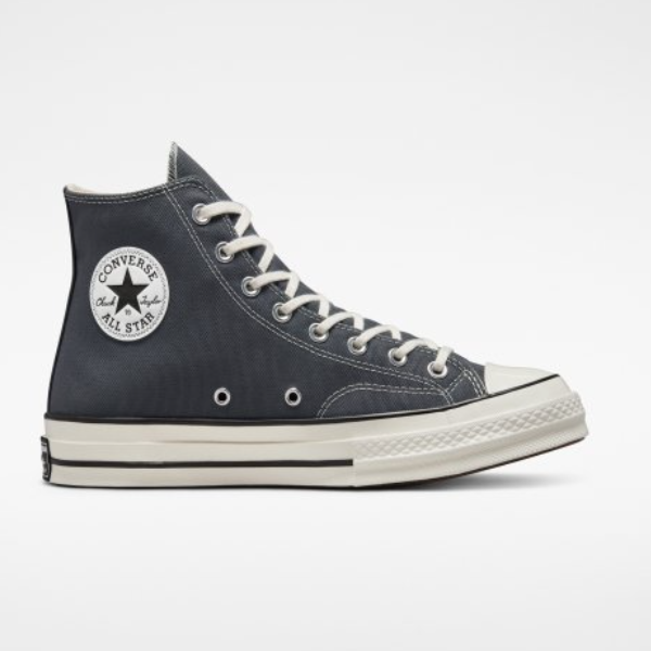 Кроссовки Converse Chuck 70 Seasonal Vintage из плотной ткани — A01449C «Железно-серый»