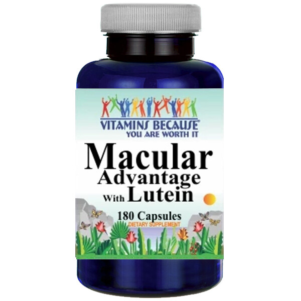 Macular Advantage Eye Care Лютеин 40 мг/L-глутатион/Черника/Jaborandi 180Caps