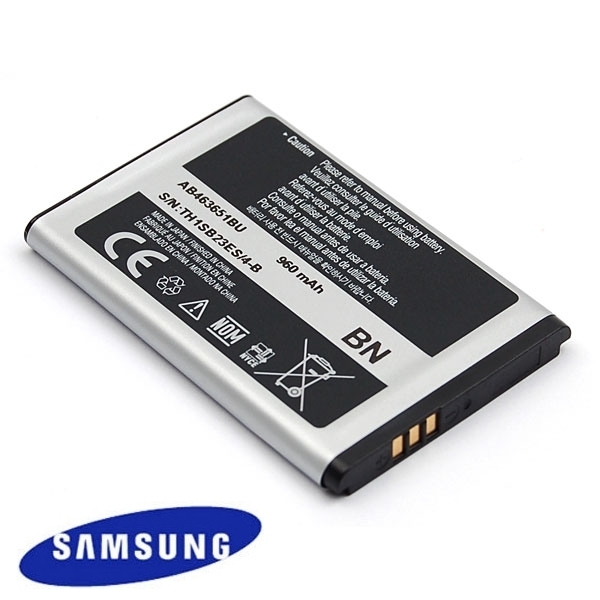 Batterie Pile Origine Samsung Ab463651bu C3500 / C6112 / Chat 350 Gt-S3500