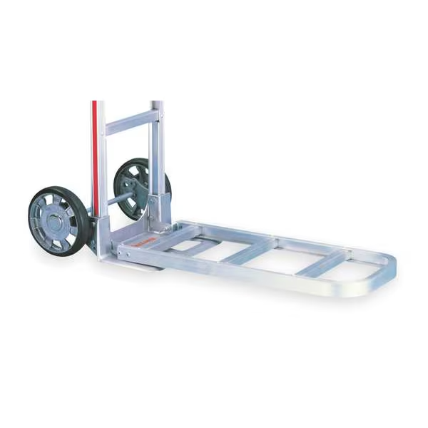 Magliner Folding Nose Extension 12x30in Aluminum Hand Truck Plate 300 lb Cap