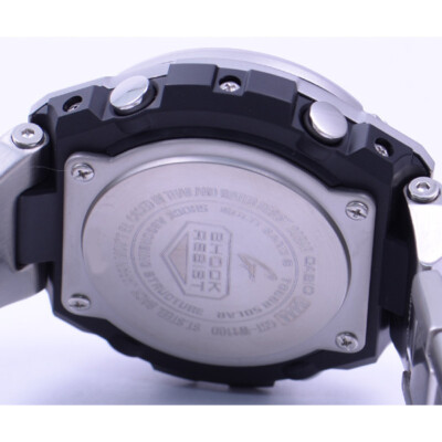 Pre-owned Casio International Warranty Gst-w110d-1a9jf G-shock G-steel Men's Watch