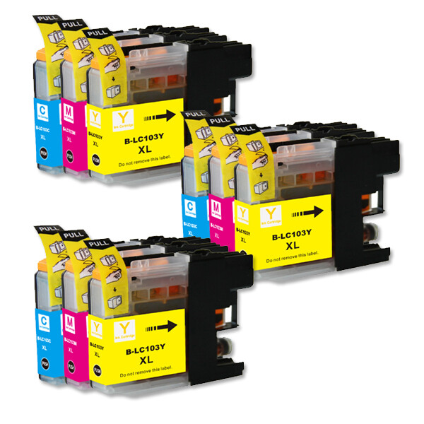 XL Ink Cartridges fits Brother LC103 MFC-J470DW MFC-J475DW MFC-J870DW MFC-J875DW