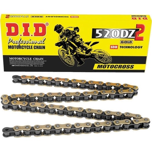 DID DZ-2 520 120 LINK GOLD MOTOCROSS CHAIN RM-Z YZ SX-F KXF 450 250 