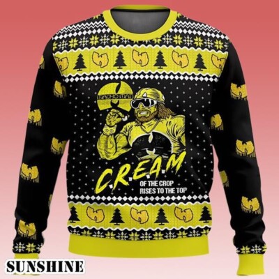 Wu-Tang Clan Macho Man Cream Of The Crop Rises To The Top Ugly Christmas Sweater