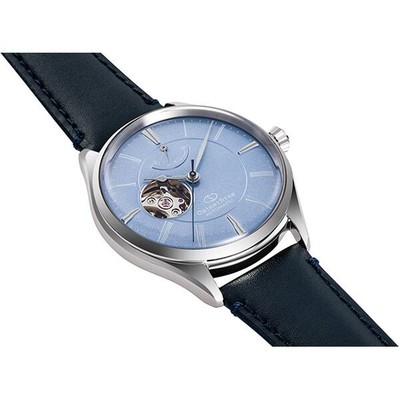 Pre-owned Orient Star Watch Men's Rk-at0203l Leather Classic Semi-skeleton Japan