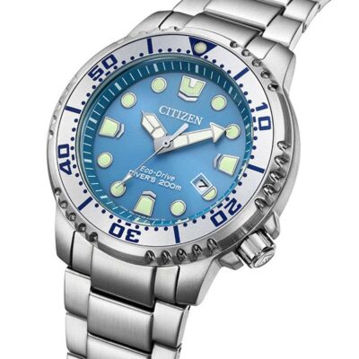 Pre-owned Citizen Bn0165-55l Promaster Marine Series Eco Drive Watch Japan Import