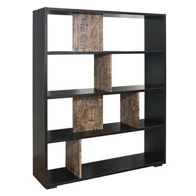 Raumteiler Svenja braun 120 x 146 cm Stand Wand Büro Jugend Kinderzimmer Regal 