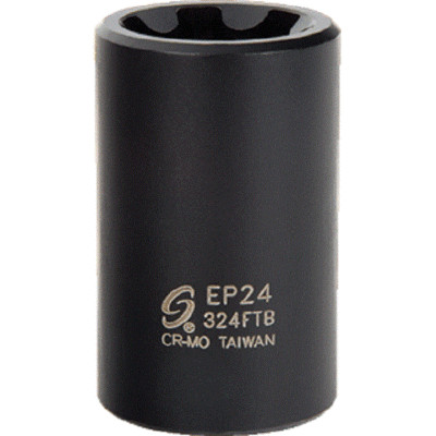 Sunex 324FTB 3/8 Drive EP24 Inverted Star Plus External Socket Truck Tools