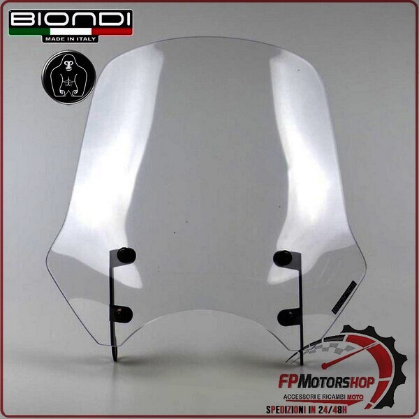 CUPOLINO PARABREZZA PER MOTO GUZZI V7 III 2017>2020 V9 BOBBER TRASPARENTE BIONDI