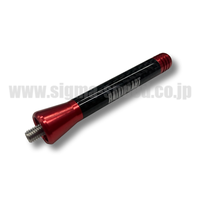 RALLIART Short Antenna Red for MITSUBISHI RA01210R14 Evolution eBay