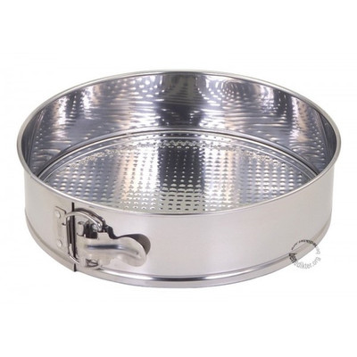 EDELSTAHL SPRINGFORM rostfrei Backform rund Kuchenform Tortenring Käsekuchen