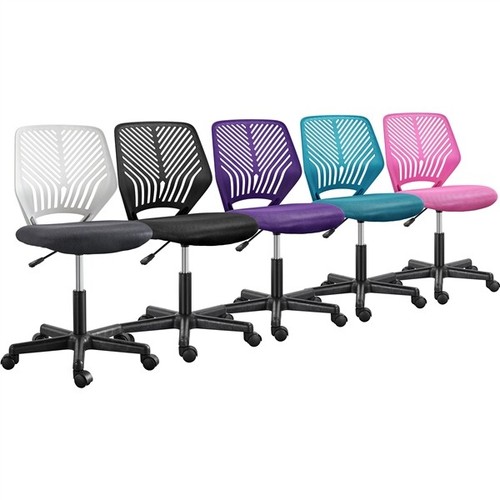 Study Chair Armless Kids Desk Chair Mesh Task Chairs for