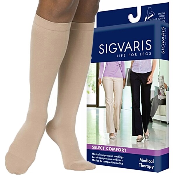 Sigvaris Select Comfort 3040 mmHg Medical Compression Calf/Knee
