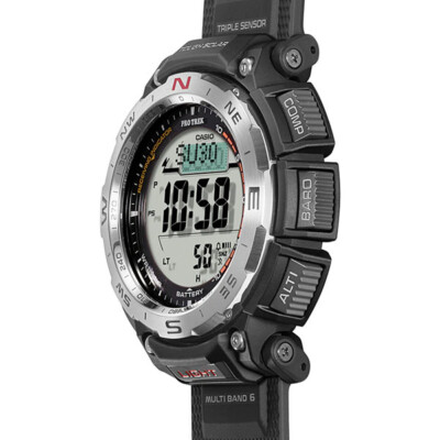 Pre-owned Casio International Warranty Prw-3400-1jf Protrek Climber Line Men's Watch