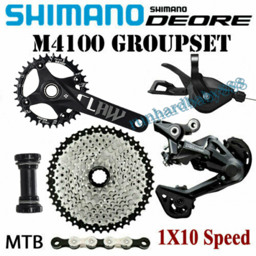 SHIMANO Deore M4100 Speed Groupset 175MM 170MM 11 46 50T 1x10 Speed 384772178398